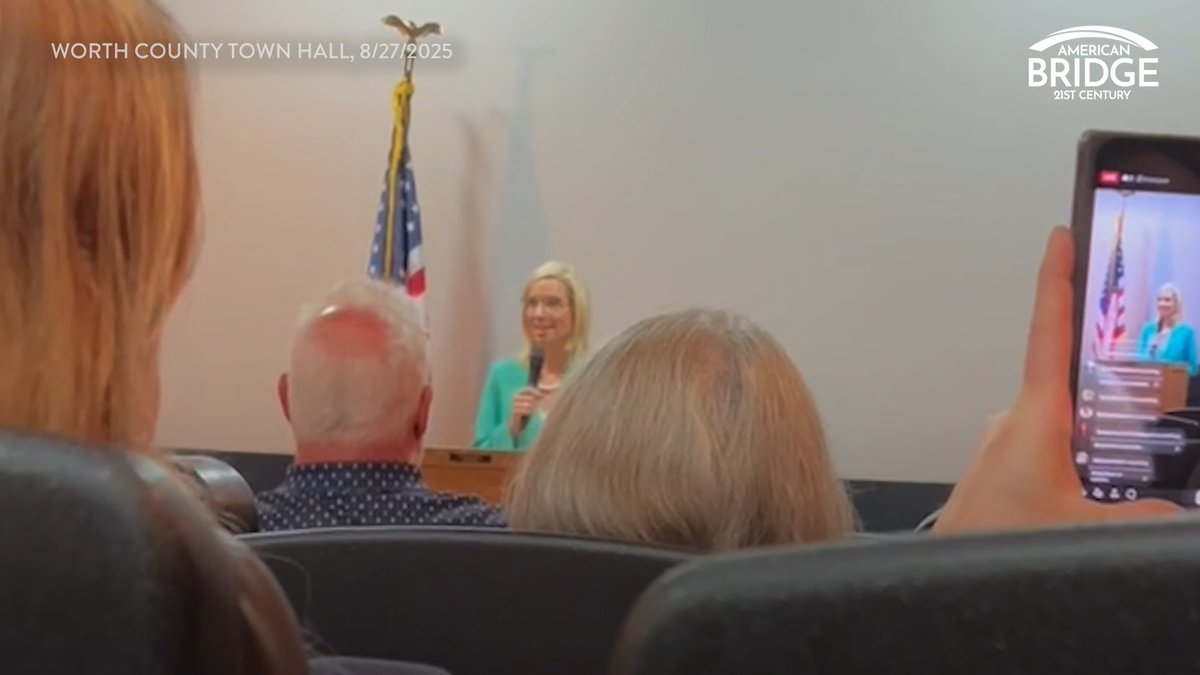 I love this for all of the MAGA Republicans that are holding town hall's and absolutely getting their asses handed to them while trying to sell the Big, Ugly Bill. Here's Rep Ashley Hinson (R-IA) getting called out for lying about it. Perfection‼️