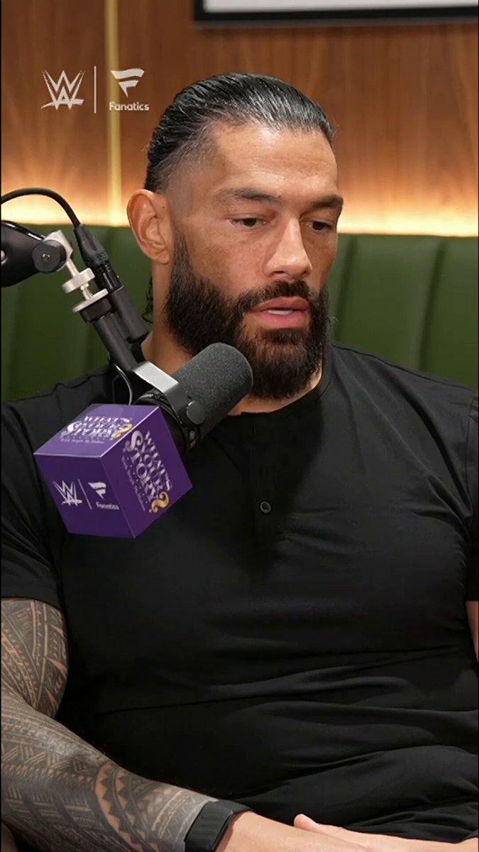 “Be a professional in your personal life.” Well said Roman Reigns. Thank you for being such a strong example 🙏 #whatsyourstory WWE Fanatics Elyse Dudzinski