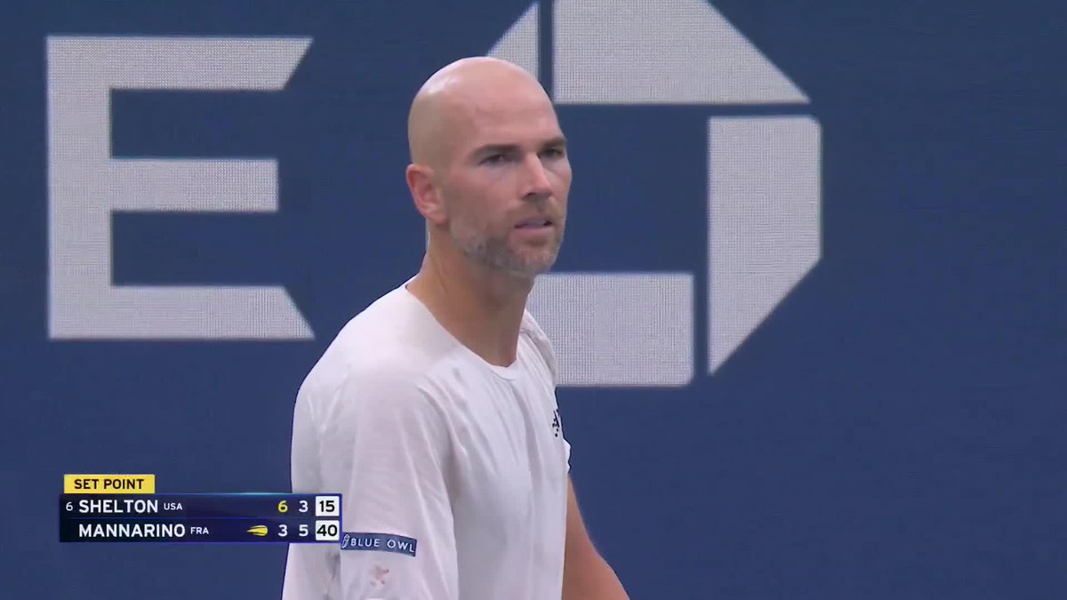 Mannarino strikes back, taking the second 6-3! ๐