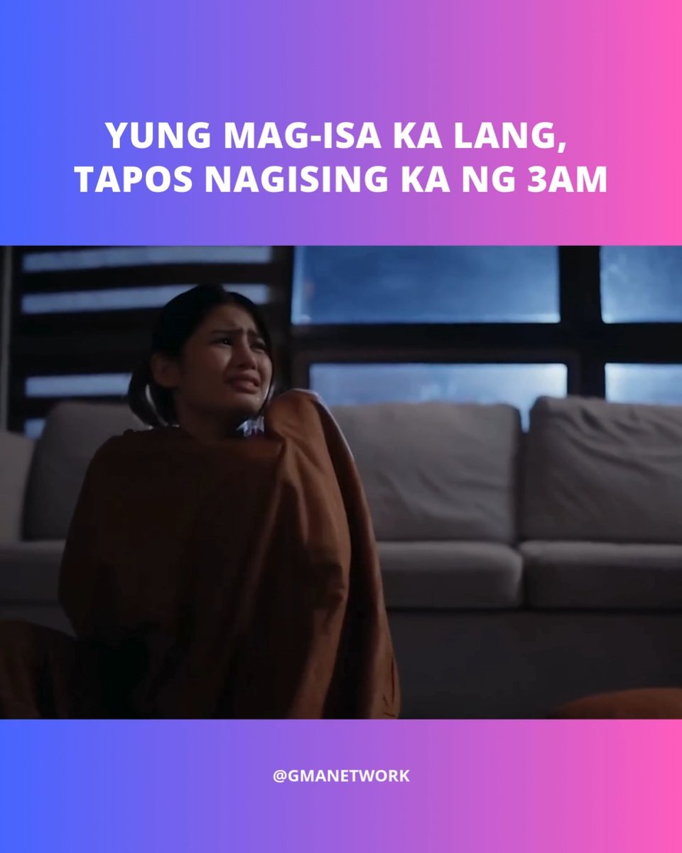 #KapusoFeels: Wag ka na lang lilingon… baka may makita ka pa! 👻 #MaidWithLove | For more Kapuso Feels, visit: