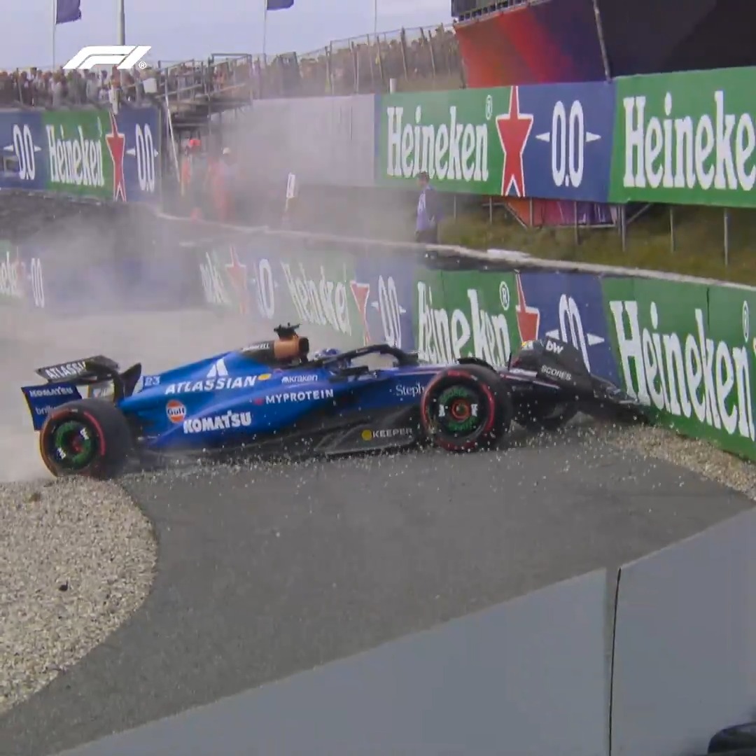 Friday was full of spins, near-misses and mishaps as the drivers looked to shake off the summer break rust 👀 Watch every incident from a frantic Friday in Zandvoort 👇 #F1 #DutchGP