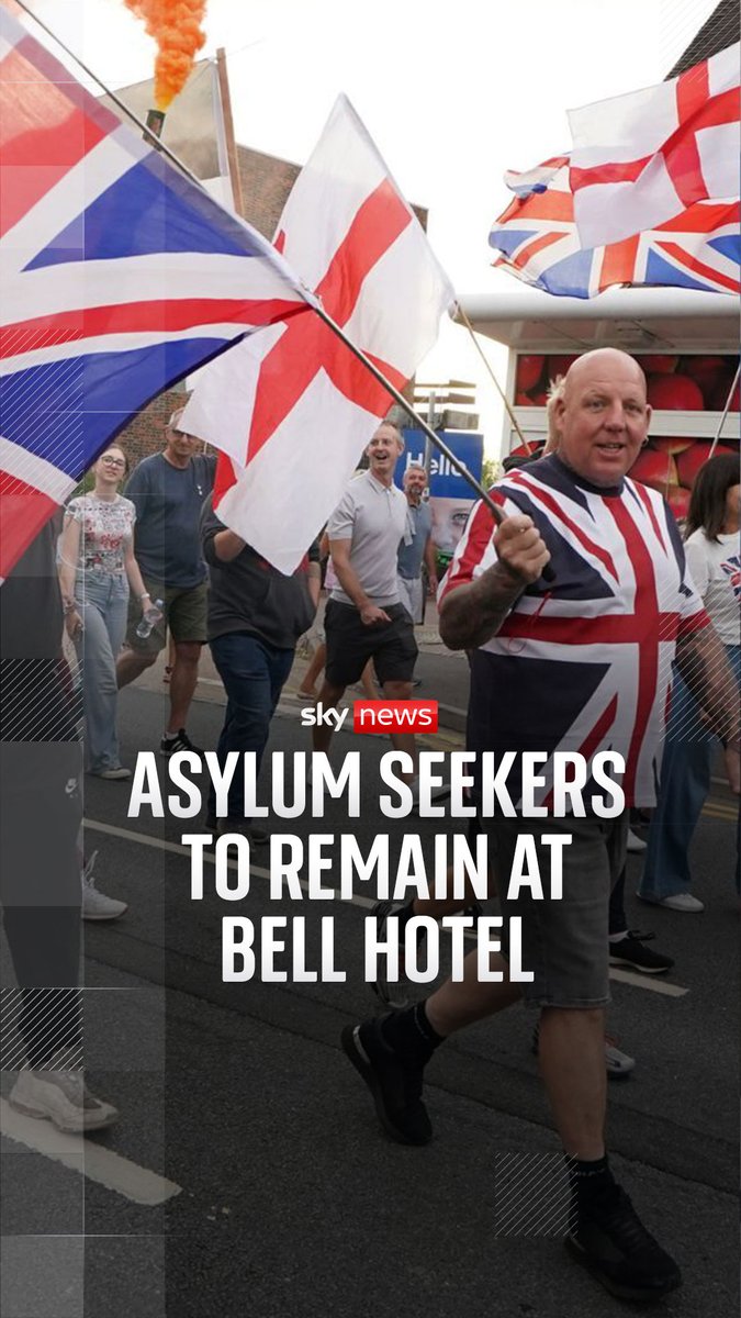 A temporary injunction that would have blocked asylum seekers from being housed at the Bell Hotel in Essex has been overturned at the Court of Appeal. Our social affairs correspondent Becky Johnson reports ⬇️ Read more 🔗