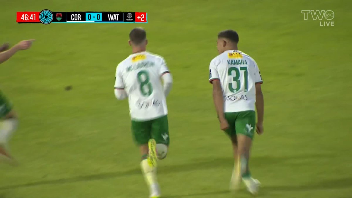 What a goal🤯 Evan McLaughlin with a huge goal for Cork City.