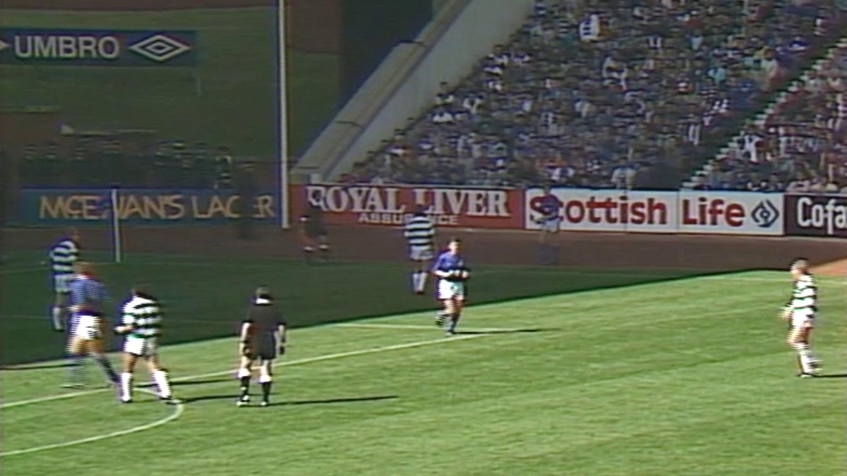 This weekend marks 37 years since the ball fell to Ray Wilkins at Ibrox, and he did this. What a marvellous player he was.