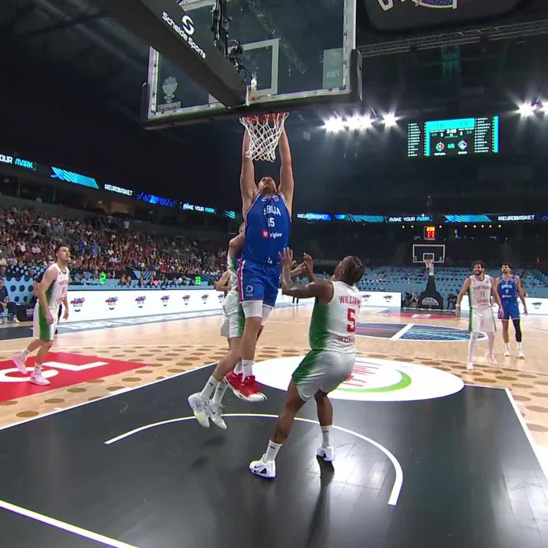 NIKOLA GOT HOPS. 😎 #EuroBasket
