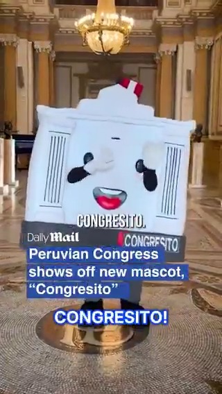 Peru introduces new Congress mascot, Congresito.