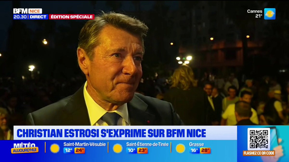 Municipales 2026: "Je n'ai même pas peur de perdre", affirme Christian Estrosi, maire Horizons de Nice