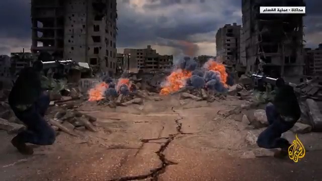 مشاهد تحاكي العمليات التي قالت كتائب القسام إنها نفذتها خلال الأيام الأخيرة الماضية ضد قوات الاحتلال الإسرائيلي شمالي قطاع غزة #حرب_غزة #الأخبار