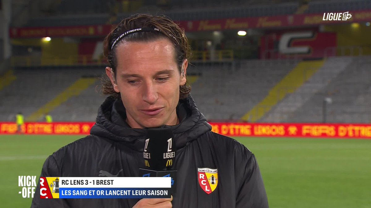 🎙️ Florian Thauvin : "Jouer dans un stade aussi plein, c'est quelque chose qui me stimule." Les mots du champion du monde 2018 après son premier but sous le maillot lensois 😍 #RCLSB29