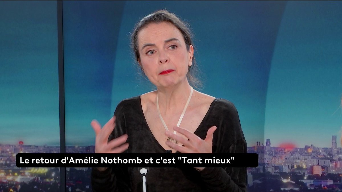 🗣️ "La haine n'est pas à ce point à la mode en Belgique qu'en France", pour Amélie Nothomb. "Le nombre de fois que j'entends des gens (...) qui disent : 'il faut guillotiner Macron', quand j'entends ça, je me dis 'qu'est-ce que c'est que ces gens ?!". #LePourEtLeContre