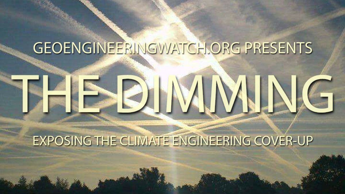 Does the weather seem off? Our skies are not the same, our weather is not the same, our world is not the same, climate chaos and catastrophe are now the norm. Must view, THE DIMMING, the most comprehensive climate engineering documentary. Follow us for more: