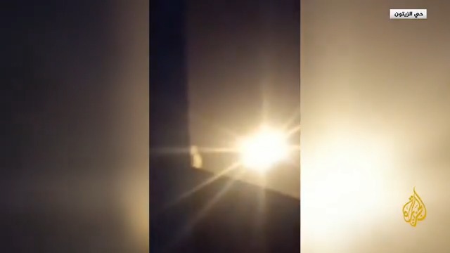 فيديو يُظهر أصوات الاشتباكات وتحليق مسيّرات الاحتلال في حي الزيتون بمدينة #غزة #الأخبار #حرب_غزة
