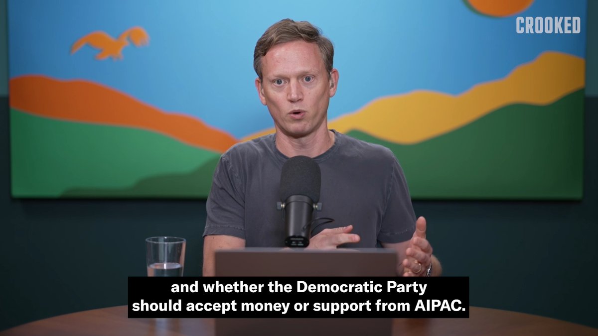 . Tommy Vietor and Rep. Adam Smith debate whether Democrats should accept money from AIPAC. Full conversation is available now on the @podsaveamerica Youtube, where they also discuss cutting off weapons sales to Israel and whether the two-state solution is dead.
