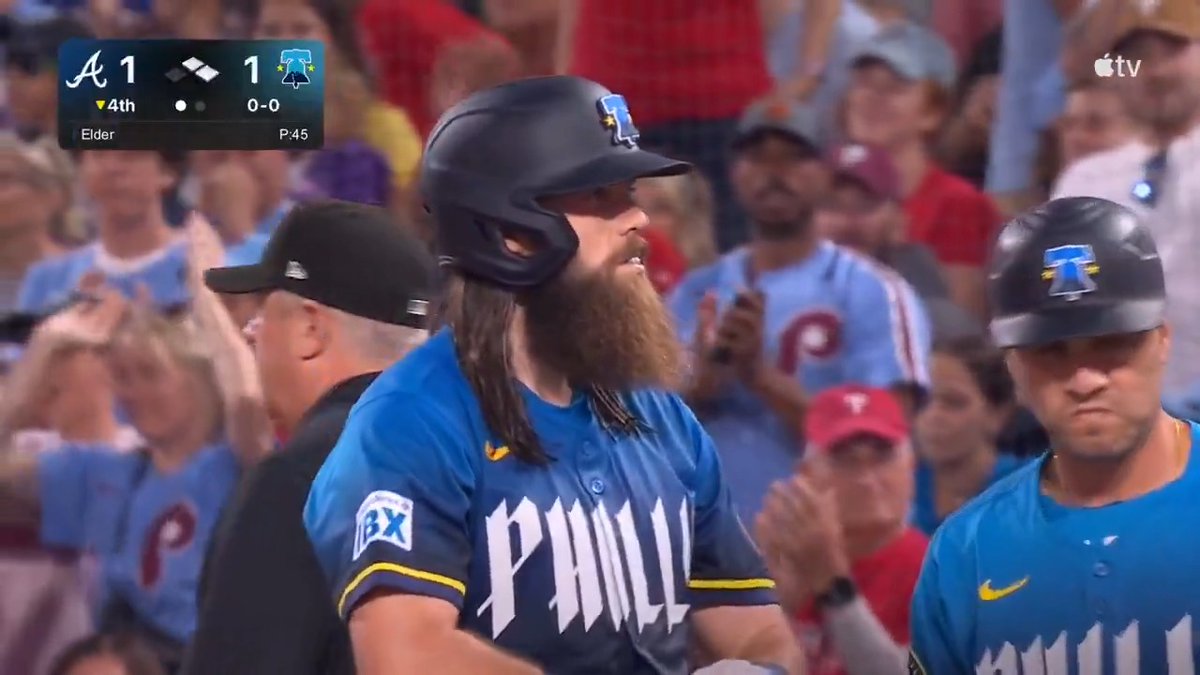 Marsh with the hit, Schwarbs with the Schwheels
