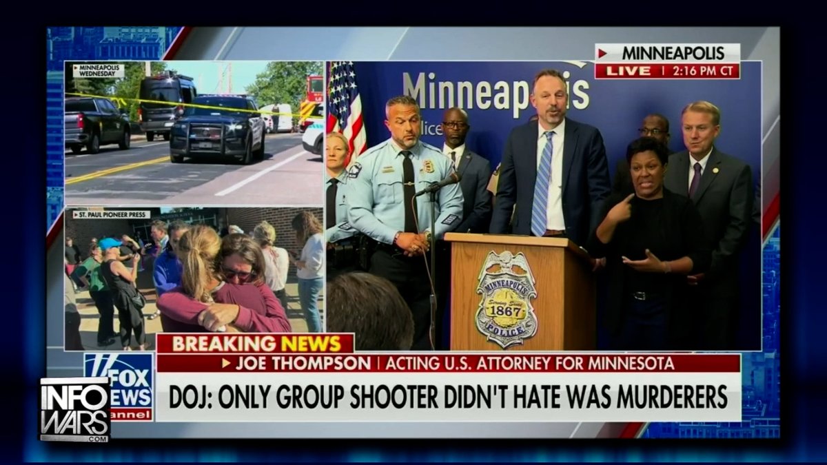 VIDEO: Minneapolis Police Chief / US Attorney For Minnesota Say We'll Never Know The Trans Shooter 'Robin' Westman's Motive Of Why He Killed Children At Catholic Mass, But They Make Sure To Tell Us He Didn't Like Jews, Blacks, & Other Non-White Groups So, Why Did He Target Christians? And Why Don't They Mention His Failed Transition Into A 'Woman?'