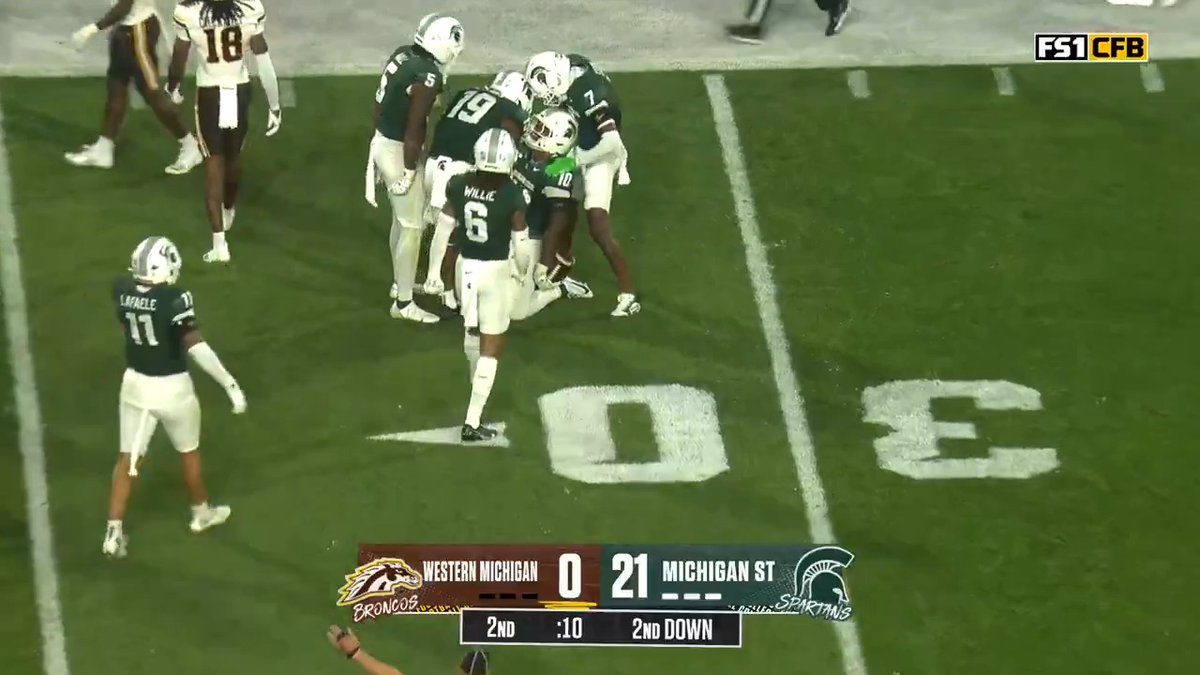 PICKED OFF by Wayne Matthews 🔥 Michigan State Football