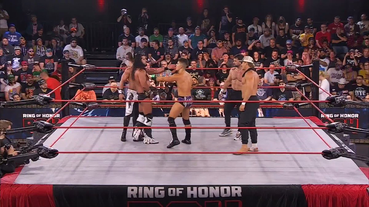 .Sammy Guevara, RUSH OFICIAL & DRALISTICO take out The Von Erichs! Watch #ROHDBD! 📺