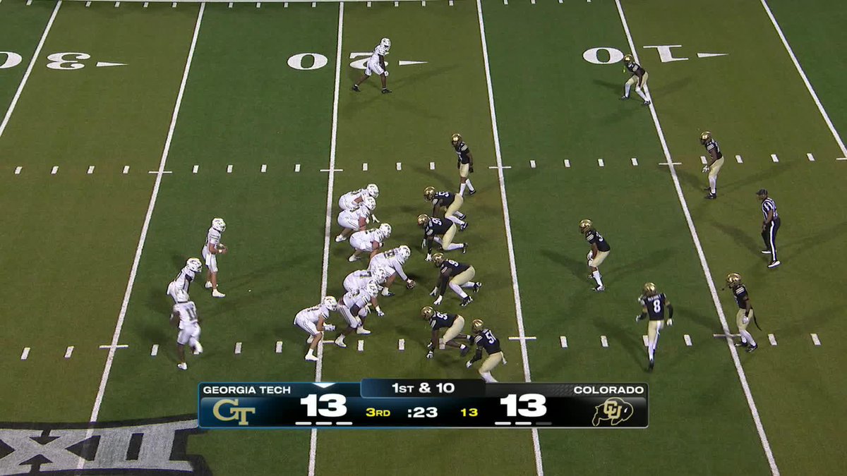 GEORGIA TECH TAKES THE LEAD 🍿 Haynes King with his second rushing touchdown of the night 🔥