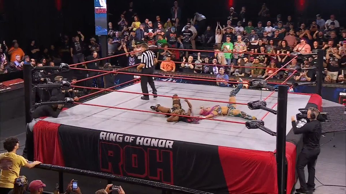 #ANDSTILL your #ROH Women's World Champion Athena is ROH & All Elite!! Watch #ROHDBD! 📺