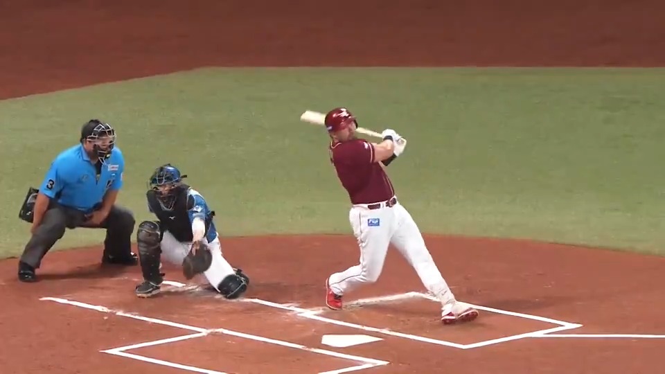 【1回表:F 0-1 E】 先制ホームラン! #ルーク・ボイト 選手の8号ソロ! #RakutenEagles #キ!