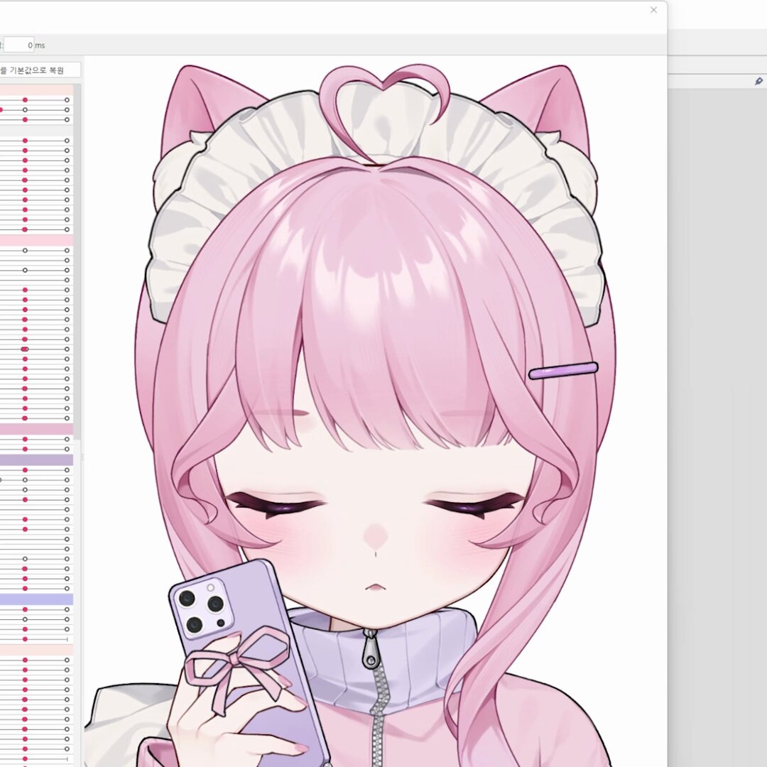 random pose test！ #Live2D