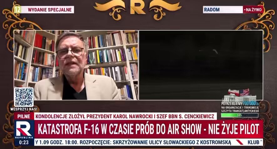 🗣️Jacek Sobala: „Wrócił Tusk, wróciła bieda i wróciły katastrofy lotnicze.” 👀 Źródło: Telewizja Republika 🇵🇱 #włączprawdę