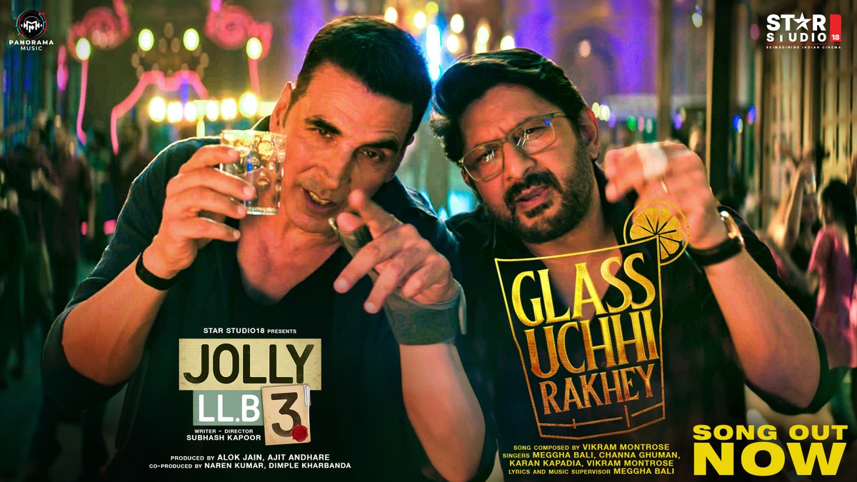 Case जीते ya हारे, #GlassUchhiRakhey te swag uchhi rakhey🔥 #GlassUchhiRakhey song out NOW: #JollyVsJolly #JollyLLB3 in cinemas 19th September.