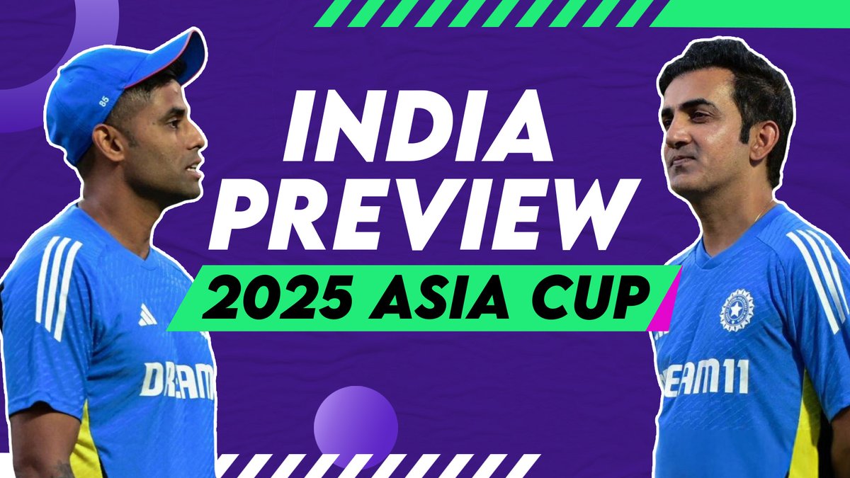 2⃣0⃣2⃣6⃣ T20 World Cup in sight 👀 It all begins with the Asia Cup 🤩 Can India clinch a record-extending 9⃣th title❓