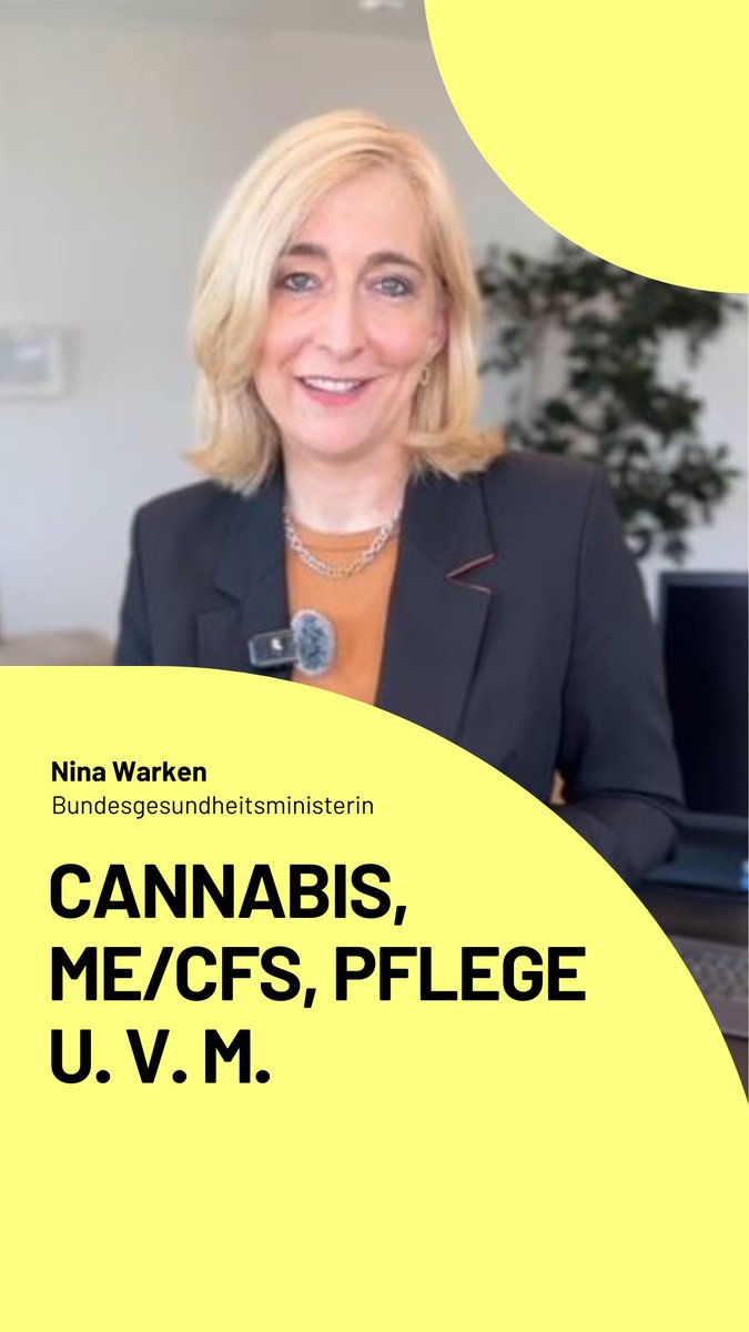 ME/CFS, Pflege, Praxisgebühr u. v. m. – Bundesgesundheitsministerin Nina Warken beantwortet Fragen der Bürgerinnen und Bürger. 👇