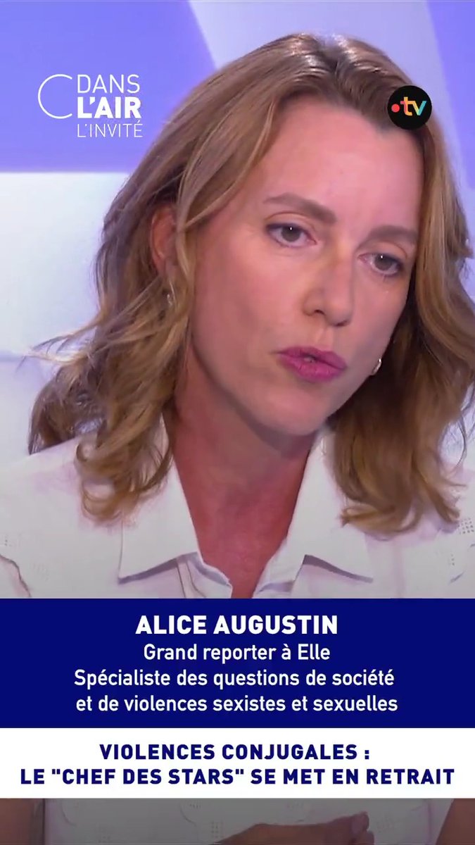 "#AlexandraRosenfeld n'a pas tort quand elle dit que "Quatre ex-compagnes face à une personnalité médiatique, ça n'a pas eu de poids" elle a dû parler en son nom pour que ce soit pris au sérieux' " Alice Augustin, l'invitée de #cdanslair #JeanImbert #VSS #ViolencesConjugales