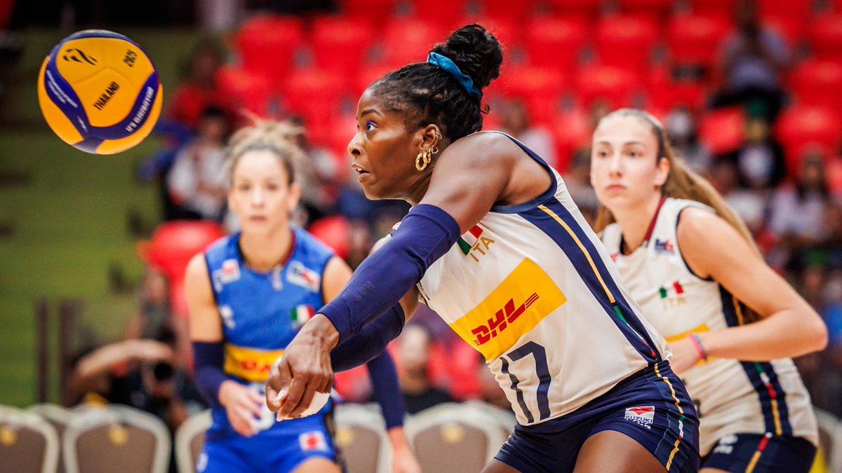 #Thailand2025 🇮🇹💥 Italy soars into the Quarterfinals! With Paola Egonu dropping 21 points, the Azzurre crush their match 🆚 Germany 3-0 🏐✨. 📺 Catch the action on VBTV: 🛍 WCH Merch: #WWCH #Volleyball #ElectifyingThailand