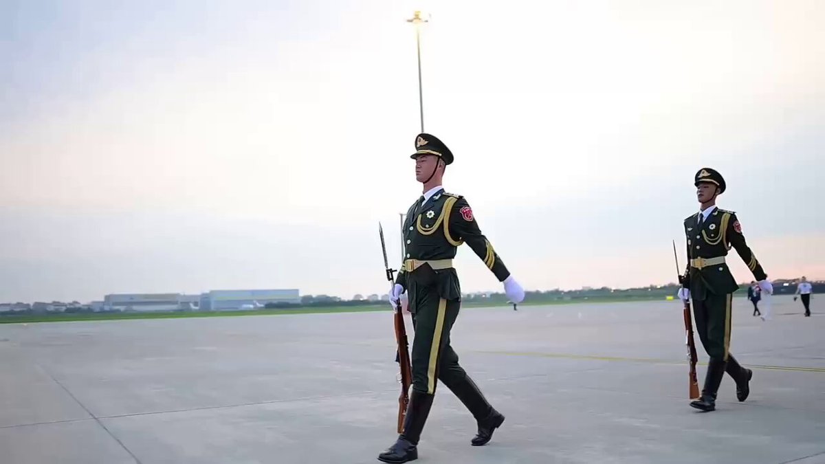 Pakistani Prime Minister arrives in China to participate in the SCO Heads of State Summit and the 80th Anniversary Parade of the Chinese People's War of Resistance. 🇵🇰🤝🇨🇳
