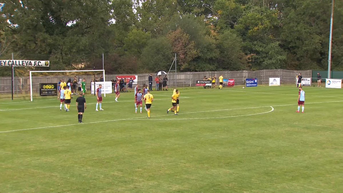 Kieran Rodgers AGAIN! The Tadley-Calleva FC man scores his second of the day with a lovely finish 🙌 📺 Watch live on BBC iPlayer &amp; BBC Red Button