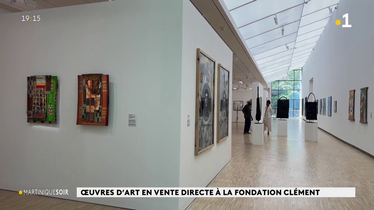🖼 Jusqu'au 14 septembre, la Fondation Clément, en Martinique, organise un marché pour permettre à des artistes de vendre leurs œuvres. Les clients peuvent ainsi négocier directement avec eux. Les prix s'étalent de 70 à 20.000 euros 👇