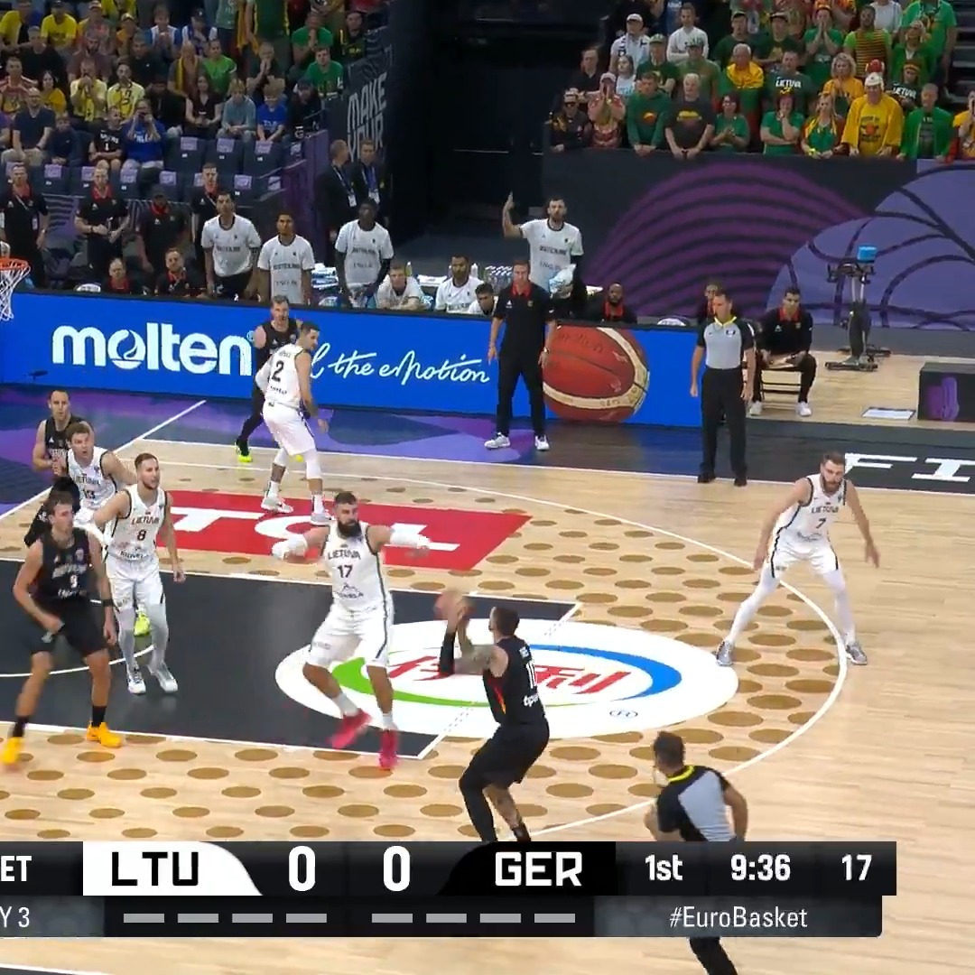 Karadağ: 106 sayı İsveç: 105 sayı Litvanya: 107 sayı Almanya, EuroBasket'te çıktığı üç maçta da 100 sayı barajını geçti 🔥