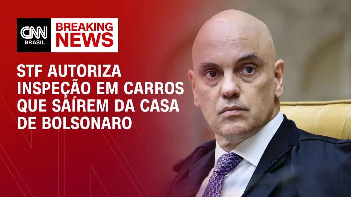 Moraes autoriza vistoria em veículos que deixarem residência de Bolsonaro; assista #AgoraCNN