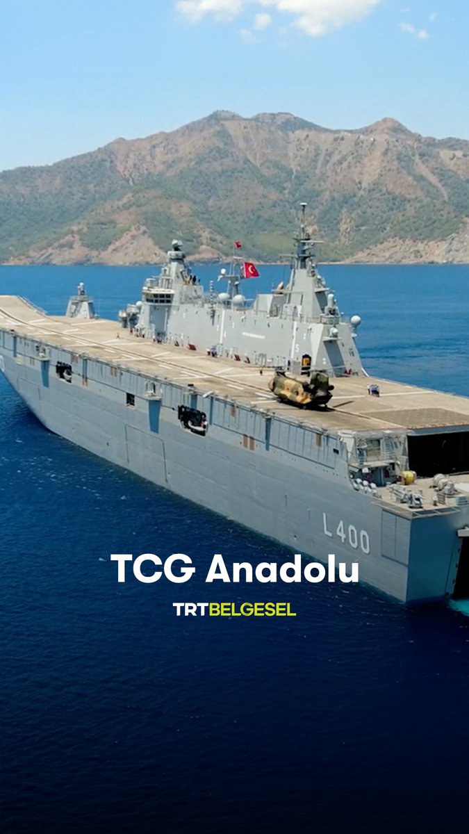 TCG Anadolu'nun diğer savaş gemilerinden farkları 🛫 "Oyunbozan", 21.30'da TRT Belgesel'de.