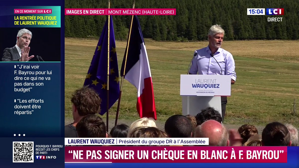 🗣️ "J'ai le plus grand respect pour le Conseil constitutionnel quand il est là pour défendre les institutions, mais je ne respecte pas un juge qui est maintenant devenu un juge politique, qui juge en idéologie et non plus en droit" dénonce Laurent Wauquiez