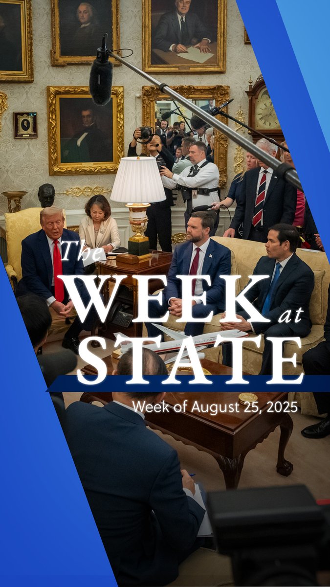 This week at State 🇺🇸 🇰🇷 Republic of Korea visit 🕯️4th Anniversary of Abbey Gate attack ⚛️ U.S. support for IAEA - International Atomic Energy Agency ⚛️ ⛔ Snapback sanctions on Iran More from Deputy Spokesperson Mignon Houston: