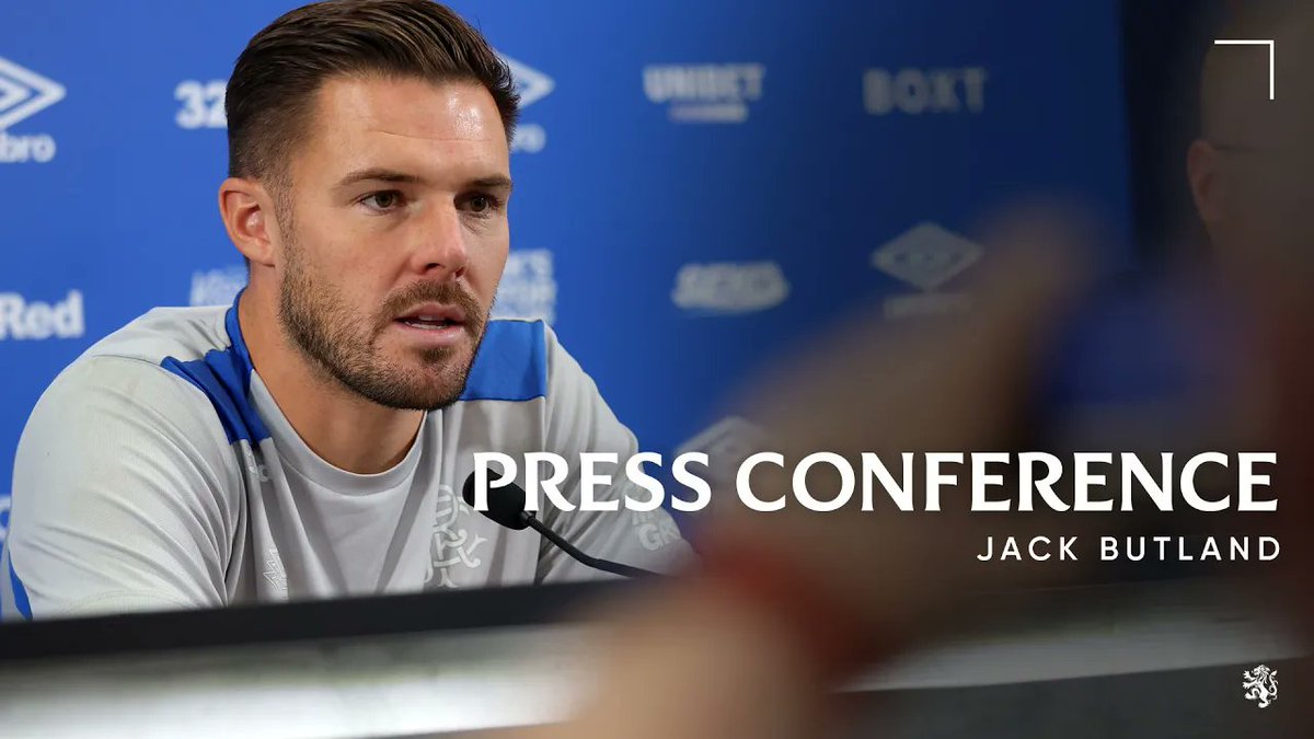 🎙️ Jack Butland spoke to the media ahead of Sunday’s Old Firm match at Ibrox.