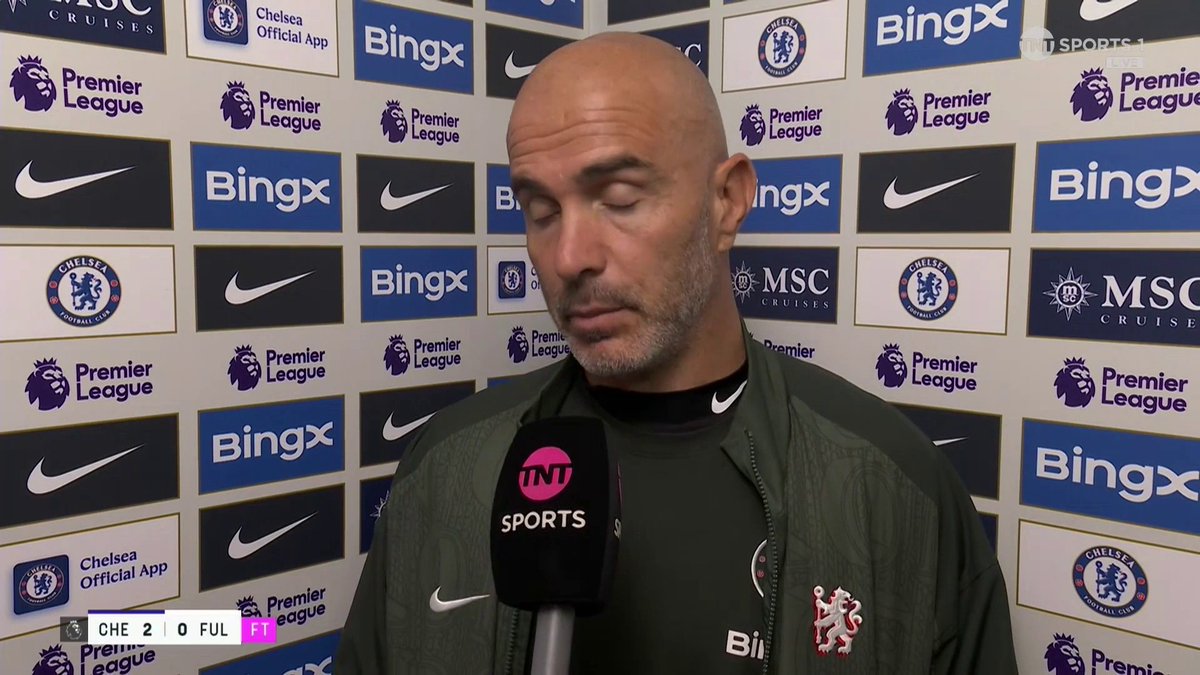 "The foul is a foul. The penalty is a penalty. For me it's quite clear." Enzo Maresca shares his thoughts after Chelsea’s win and the VAR controversy 🔵 🎙️ Becky Ives | 📺 TNT Sports & discovery+ UK