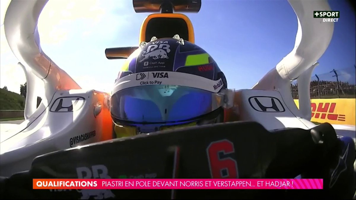 Certainement la meilleure vidéo que vous verrez aujourd’hui : la radio d’Isack Hadjar lorsqu’il apprend sa P4 🤩🇫🇷 #DutchGP #F1