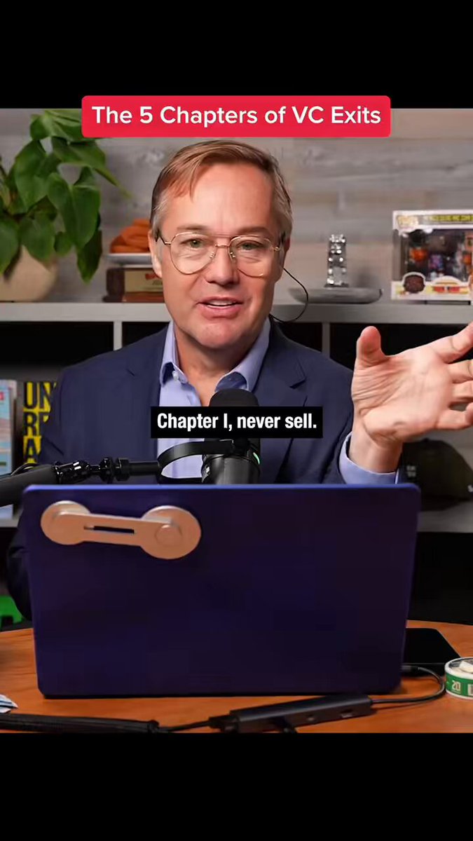 the 5 chapters of secondary selling 🧵 never sell i didn’t sell… and regret it sell 10–20% teach your founders set up your own SPV &amp; sell to yourself @jason &amp; Dave McClure break it down on This Week in Startups full episode coming soon on [trading places]