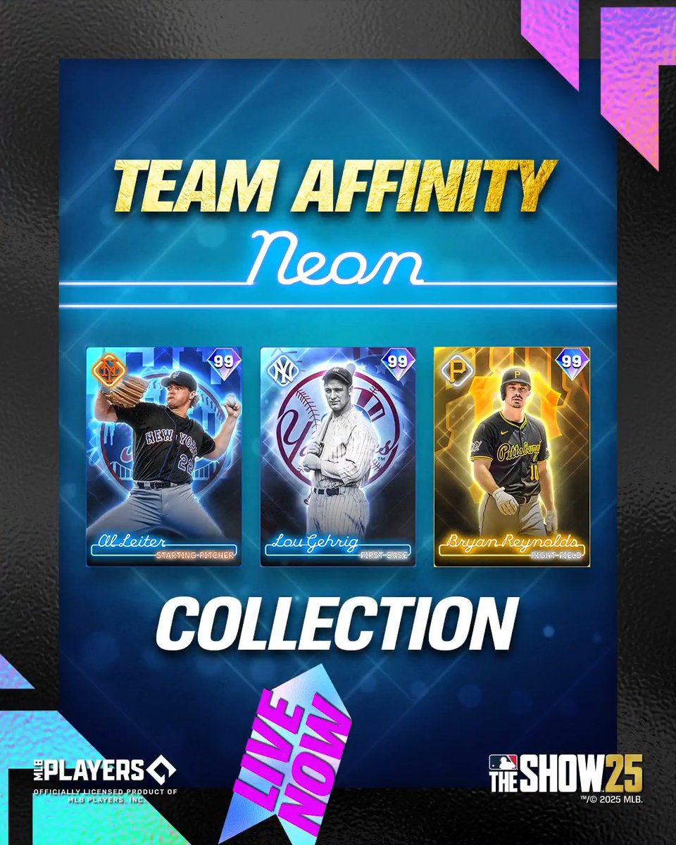New programs, new maps, and of course… new cards! 😎 Catch up on all the 🔥 content that dropped this week! Hit the field in #MLBTheShow 25 now!