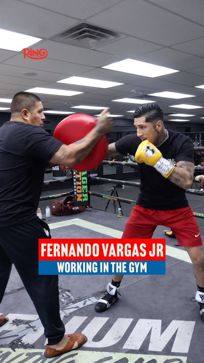 Fernando Vargas Jr putting in the work ahead of his fight against Callum Walsh on the undercard of Canelo vs Crawford 💥 #CaneloCrawford live on Netflix l Sept 13th in Las Vegas 🥊