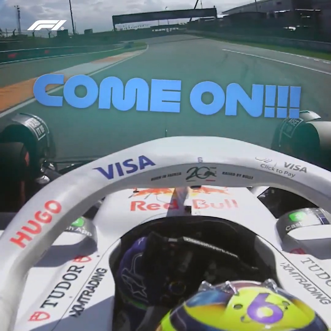 A stunning lap deserves a special celebration 😍 Brilliant job, Isack 💪 #F1 #DutchGP Visa Cash App Racing Bulls F1 Team
