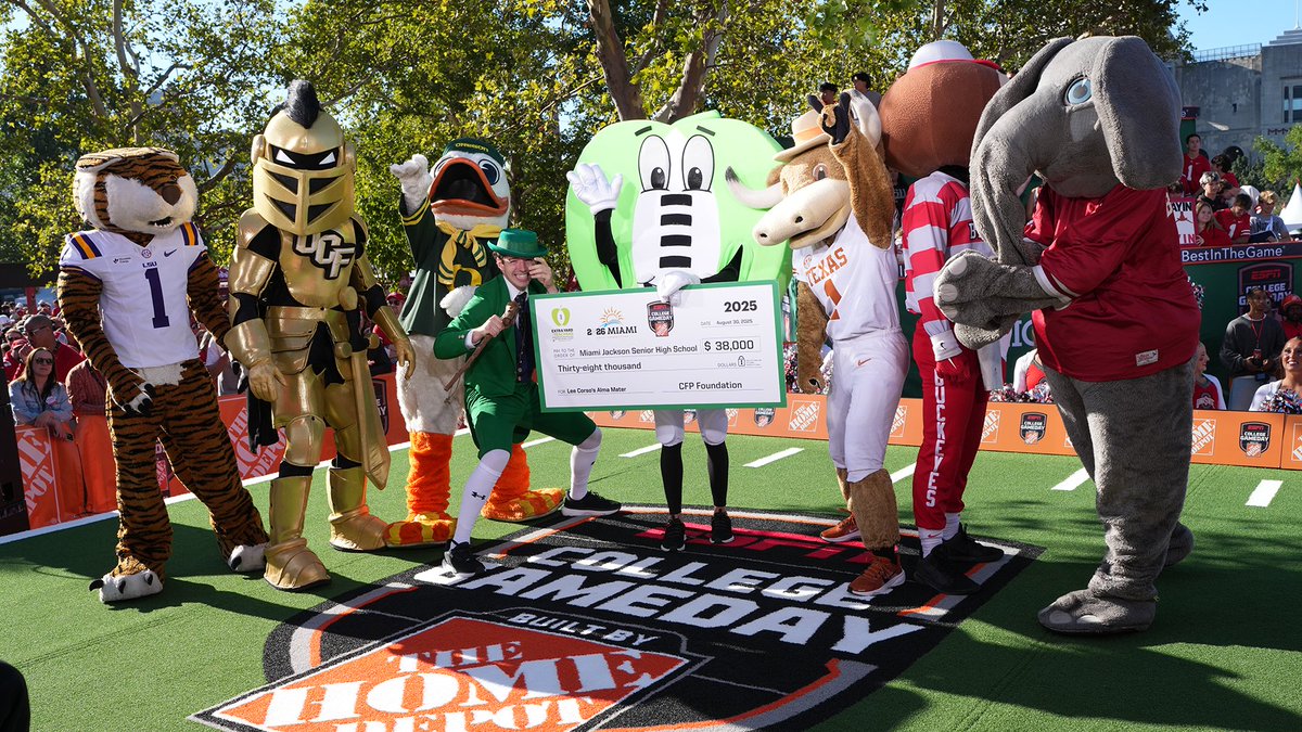 As a tribute to Coach Corso's legacy & to support education in a city deeply connected to his story, the CFP Foundation is making a donation toward school resources at his alma mater, Miami Jackson Senior High in Miami, host of the 2026 national championship game! College Football Playoff (CFP) Foundation @2026MiamiHC