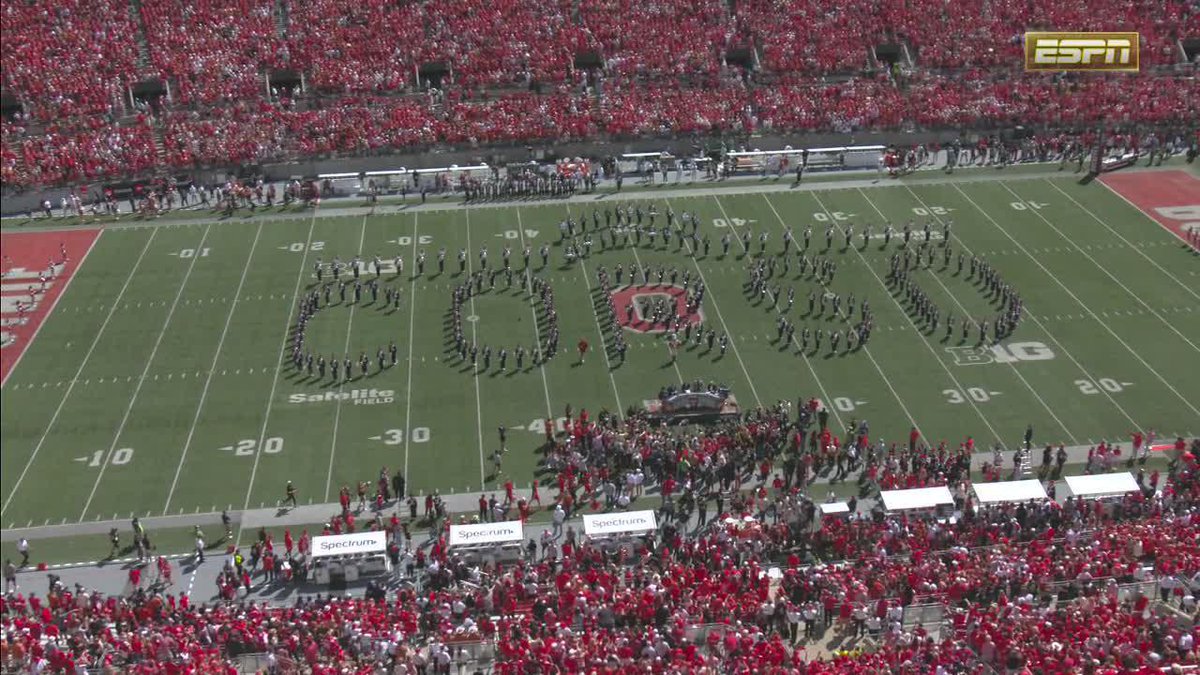 "The Best Damn Band in the Land" spelling out Coach Corso's name 🥹