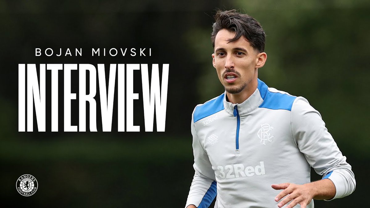 ๐๏ธ Bojan Miovski sat down with RangersTV after signing a four-year deal.