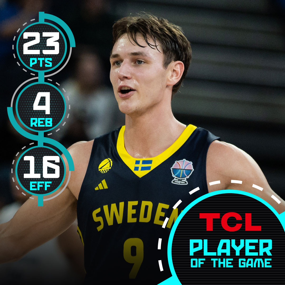 Pelle caught fire after the break, finishing with 23PTS in Sweden's W over Great Britain! 💪 #EuroBasket